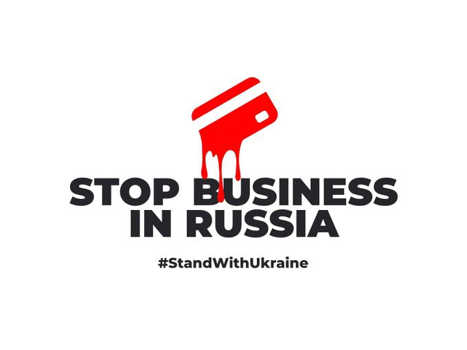 @NitnelavGS #BoycottRussia #IsolateRussia #CancelRussia 

#StandWithUkraine
