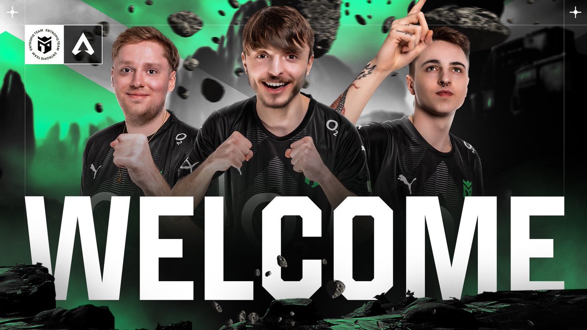 Entropiqteam's tweet photo. WELCOME TO OUR WORLD! 🖤💚

@HiarkaYeahh 
@UxakoTTV 
@th0rfinnnnn 
@Gerovic12 
@Darkii_RM 

#o2cz #o2gaming https://t.co/HD6XOec1mW