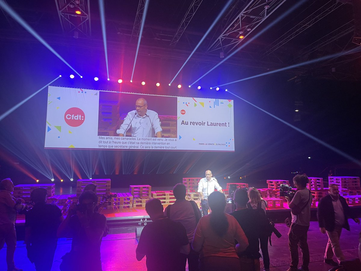 Merci à toutes et à tous, mes amis de la CFDT, pour ces 11 années passées au poste de secrétaire général. Le syndicalisme est une aventure collective. Les moments intenses vécus ensemble resteront à jamais gravés dans ma mémoire. 
Merci à ma femme et ma famille pour leur soutien