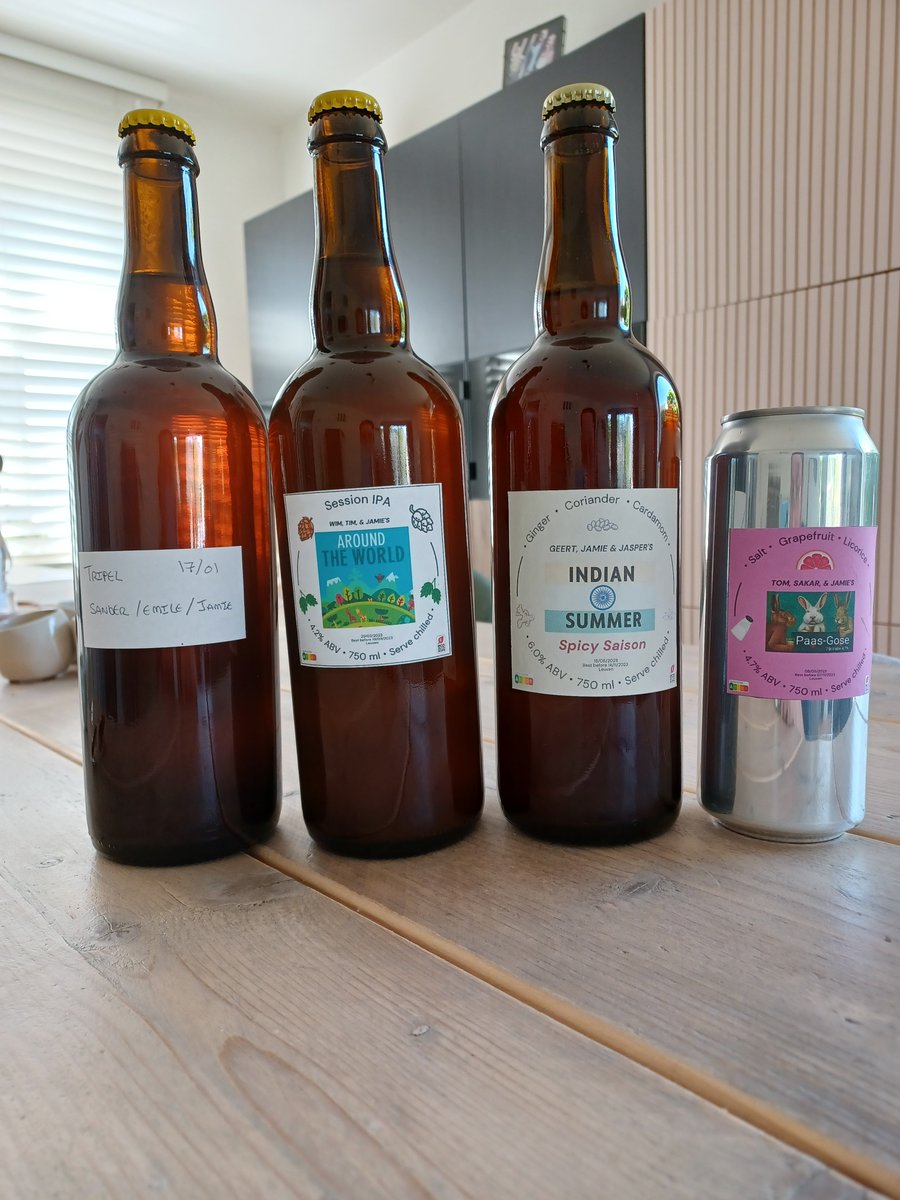 JamieNWilkinson's tweet photo. 🍺 I’m happy to share that I’ve completed my #Microbrewing evening class at Syntra Antwerpen en Vlaams Brabant (Syntra AB)!

Next evening class: #Zythologist

#Hobby
#Brewing
#Biotech https://t.co/whaALtVx6v