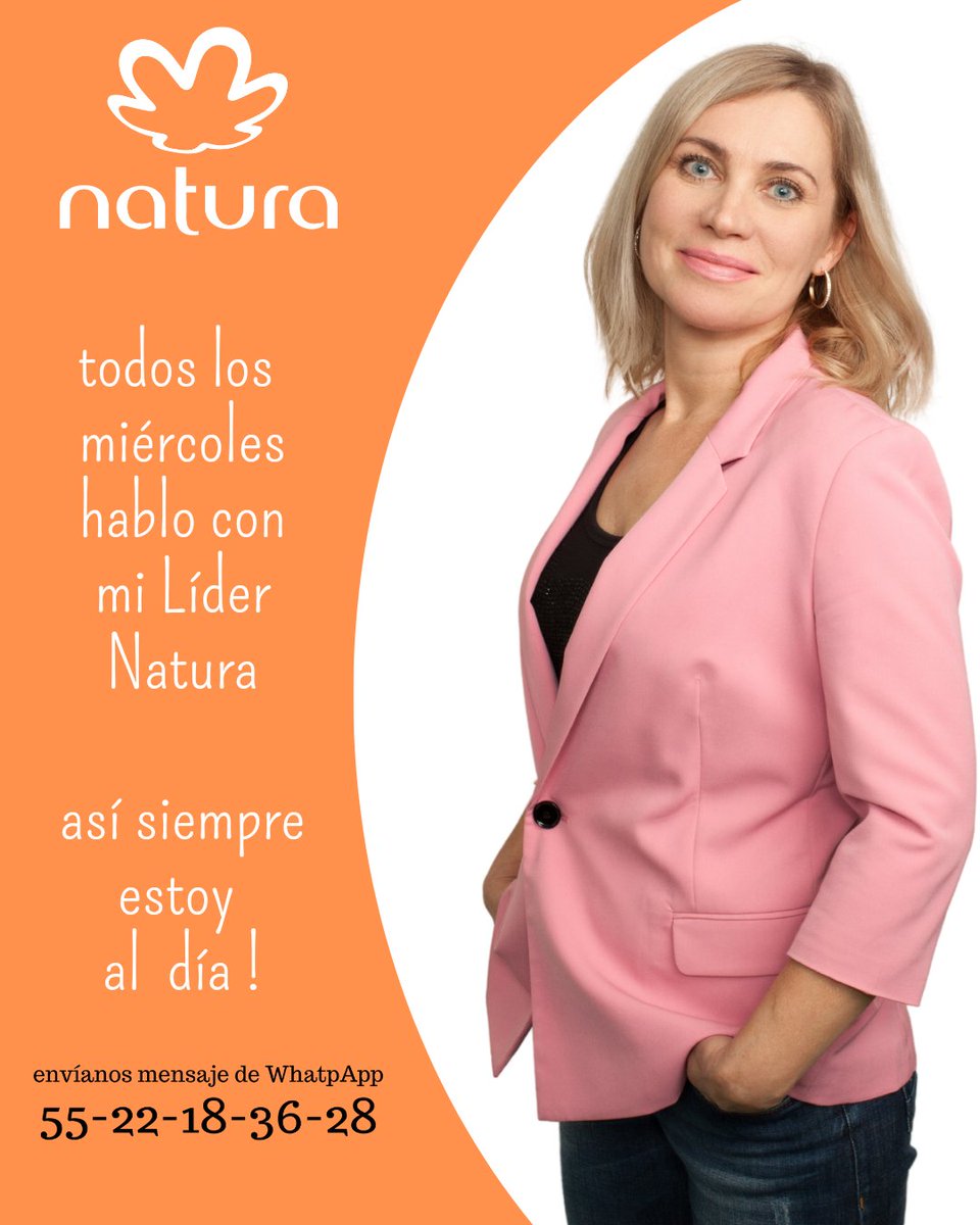 OdaNatura's tweet photo. Hoy es un buen día para inscribirte a #Natura
Genera el ingreso extra que necesitas
☘️ Trabajando a tú ritmo
☘️ En el tiempo que tengas disponible
☘️ Te guiamos para obtener todos los beneficios de la marca
#FelizMiercoles
#QueIncreible
Envía WhatsApp
55 22 18 36 28
#NaturaMexico https://t.co/Vl9aSqpK75