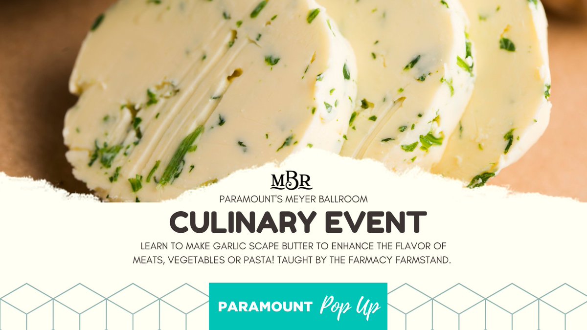 Calling all Garlic Lovers! #ParamountPopups is hosting an immersive Garlic Scapes Class on June 22, 2022, at 6:30 pm in the Marquee Room, located on the second floor of the North Island Center. Discover how to use all parts of the garlic! bit.ly/3WvY18m #ThingsToDo