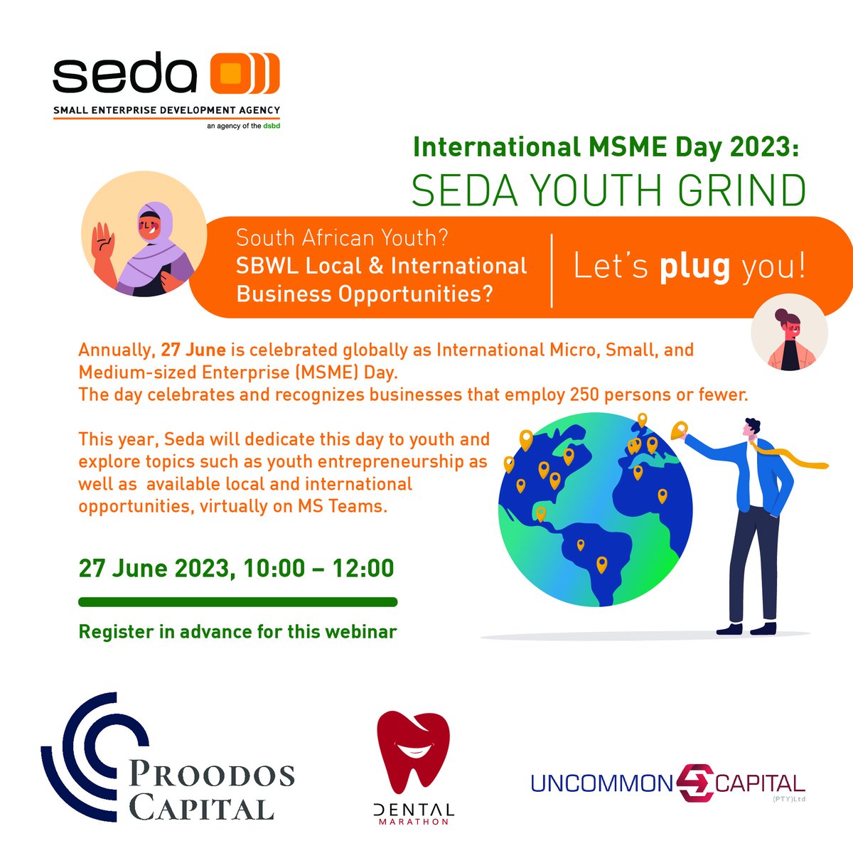 On June 27, 2023 we celebrate youth empowerment day along with @Seda_dsbd MSME and share knowledge with youths in South Africa's NextGen Entrepreneurs