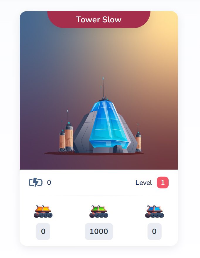 MarsVerse_io's tweet photo. 🔥NFT Tower Slow for mining LAVA token 

https://t.co/138GRKmcrY

#airdrop #TokenSale #web3 #nft #launchpad #Crypto https://t.co/ZtinODOMre
