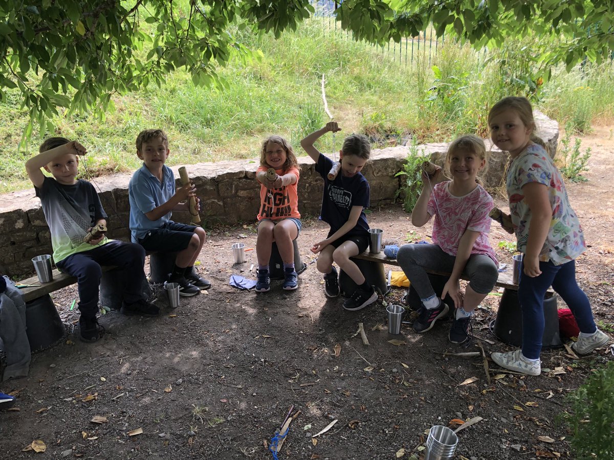 WalesWildfire's tweet photo. We made ‘log dogs’ today in Ysgol y Goedwig. We have lots of ideas about the world we can make for them. Lots of collaboration, learning about using tools safely and expressing our creativity and empathy. (I will take better pictures next time!) ⁦⁦@ysgoliolo2⁩ https://t.co/wEewhjw0cJ