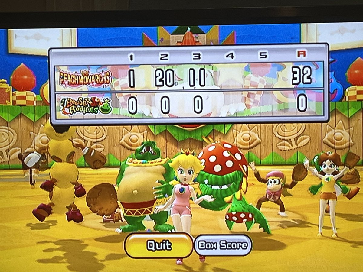 LunaLoc73064103's tweet image. MVP
#mariosupersluggers #mario #mariobros #mariogameplay