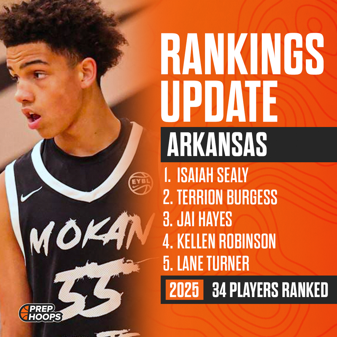 Arkansas has updated the 2025 Player Rankings! 

⭐ 34 total players ranked

Full list: prephoops.com/arkansas/ranki…

Featuring: @IsaiahSealy1
@TerrionBurgess @sleeveh31 @kellenrobinson @Laneturner_t5 @AidenGazaway @JaxonConley @marcusbritt10_