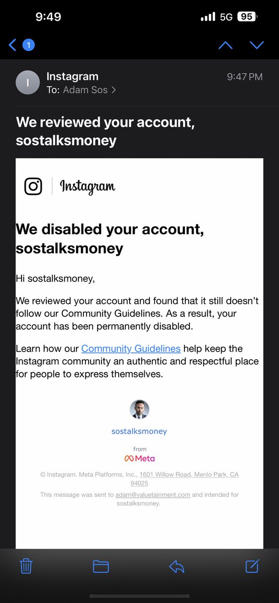 I’ve had IG since 2012. I had just reached 100k on my personal @instagram We @ValuetainmentTV interview @Cobratate & @TateTheTalisman in Romania. Interview goes viral. Then @instagram decides to do this.. Is this fair? @elonmusk