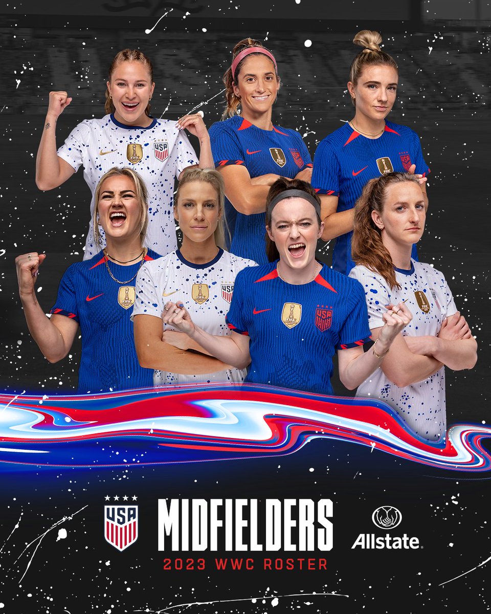 There's magic in the midfield 💫

#USWNT x @Allstate