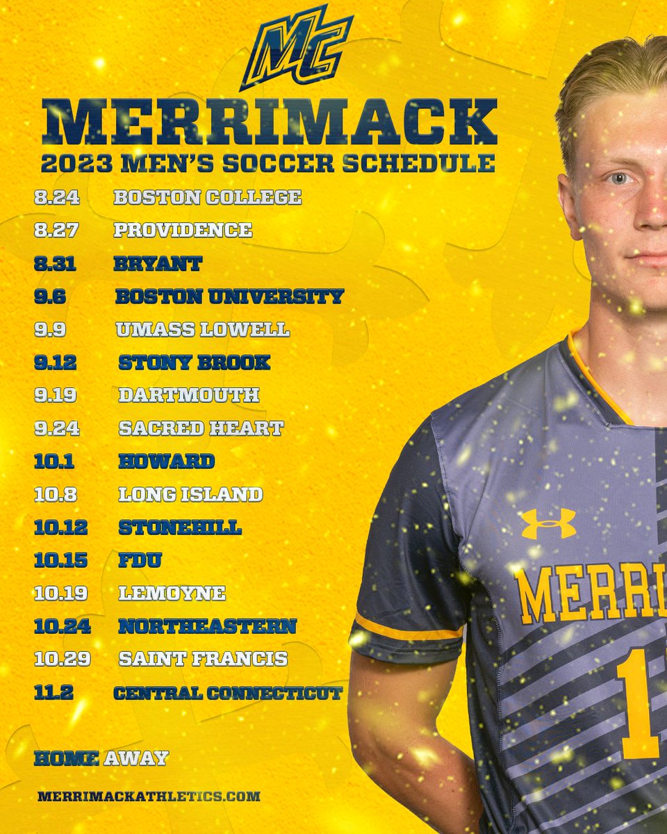 MerrimackMSOC's tweet photo. Trym's ready, are you?

We've got the 2023 slate of games right here!

#GoMack https://t.co/4FSx4bUYMG