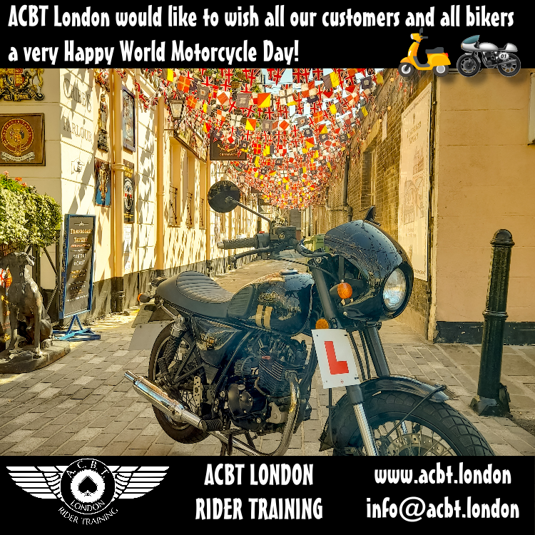 AcbtLondon's tweet photo. Have you been on your motorbike today? If so Happy World Motorcycle Day!
.
ACBT London Motorcycle Training 🌏 https://t.co/kfvgeT9rBE 📷 0208 331 1103
.
#WorldMotorcycleDay #WorldMotorbikeDay #motorbike #motorcycle #biker #motorcycletraining #motorcycleschool #motorcycleinstructor