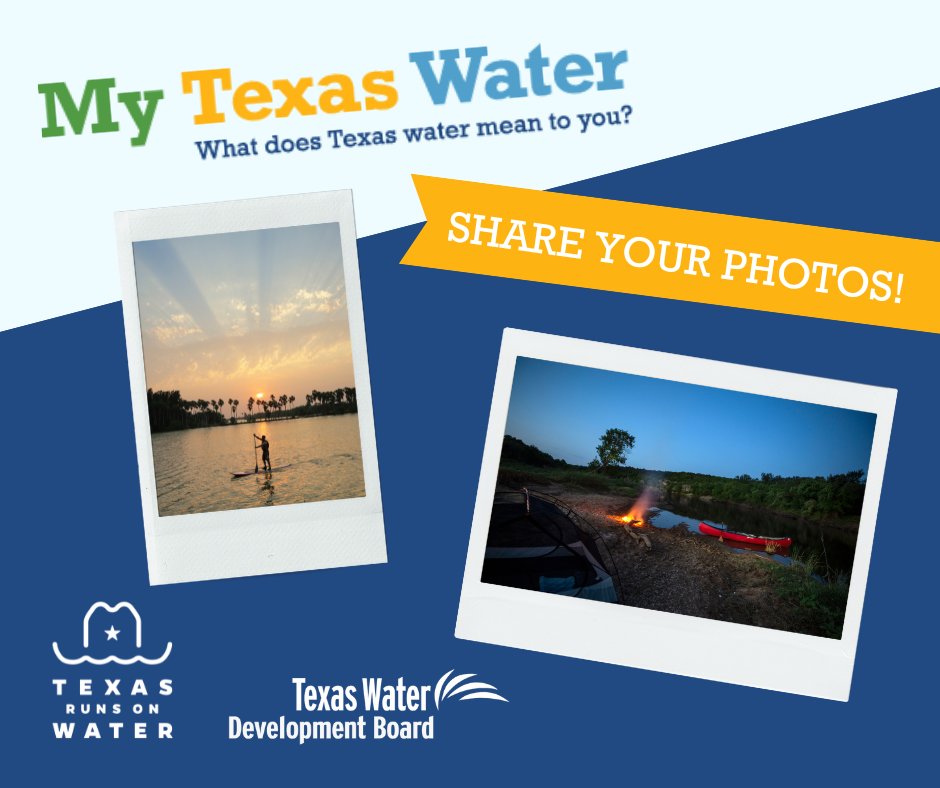 Happy summer! We're celebrating & protecting the water that keeps us cool in this Texas heat. @twdb and @TxRunsonWater are inviting Texans to share photos/videos of your personal connections to Texas water on IG for a chance to win prizes! Bit.ly/MyTexasWater #MyTexasWater