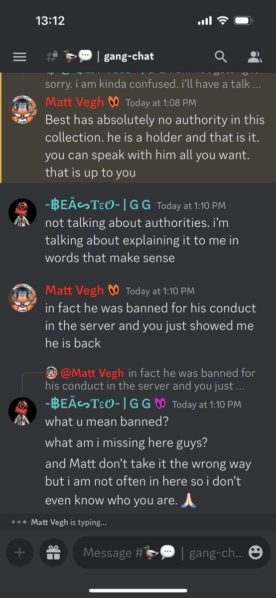kryptozeus's tweet image. GUYS i need your help to spread this to all the web3 community. @GooniezNFT has been kicking out members from their discord for asking questions. Apparently there is a new founder name Matt and he doesn’t give a shit about his members. Who else has been banned?