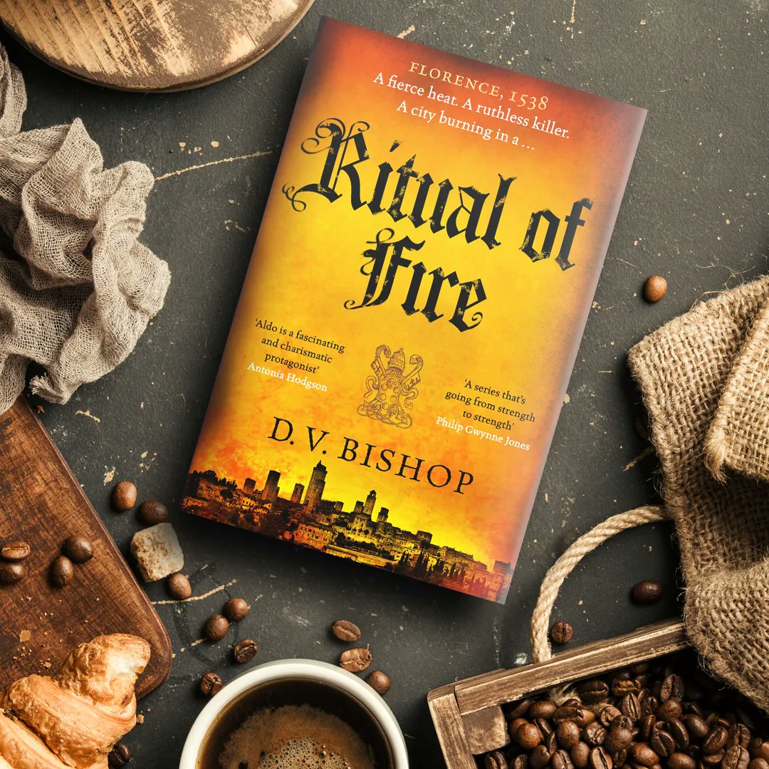 Ceremonial murder has returned to Florence. Only two men can end the destruction. 🔥🔥 

Book 3 of the international bestselling #CesareAldo series by @davidbishop is out now! Get your copy of this atmospheric historical thriller set in Renaissance Italy. buff.ly/45ZZRmu