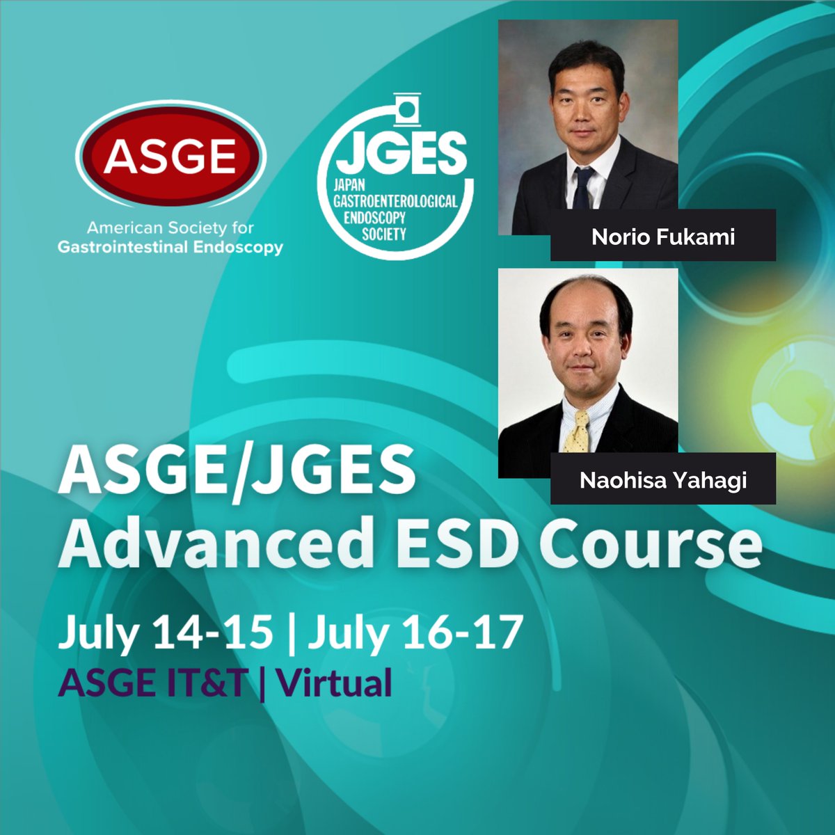 Elevate your ESD knowledge with hands-on learning from the masters in ex vivo and animate models at the ASGE/JGES Advanced ESD Course, July 14-15 and July 16-17 in-person or virtually. Reserve your spot now at ASGE.org/Calendar so you don't miss out! #GITwitter #Endoscopy