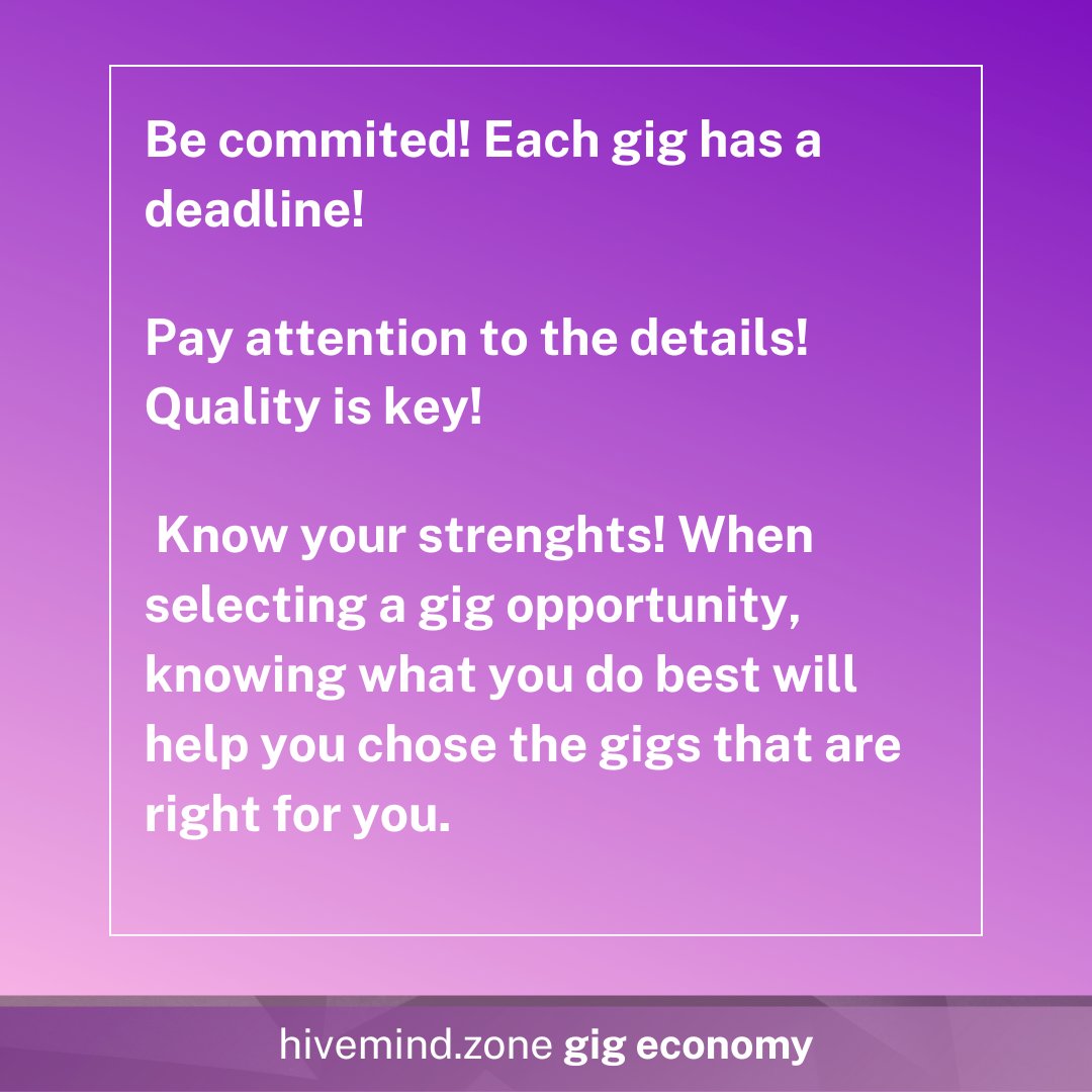 10k_voices's tweet image. Swipe to learn how to become a great gig worker! 

#hivemindzone #gigeconomy #gigjobs #translator #builder #reviewer #joinus