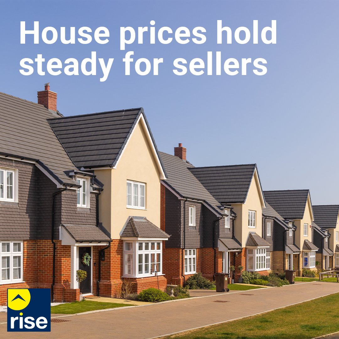 According to the latest House Price Index, the property market is showing resilience with stable prices. It's a great time to sell!

Contact us today and capitalise on the steady house prices for a successful sale: riseestateagents.co.uk/contact
