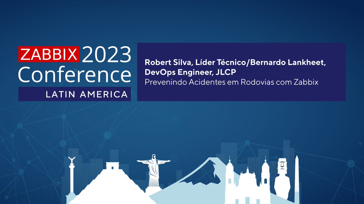 zabbix_br's tweet image. #ZabbixConferenceLatam2023 🛣 Aprenda com os conhecimentos de Robert Silva e Bernardo Lankheet sobre como o uso de Zabbix para monitoramento pode auxiliar na prevenção de acidentes. 

Assista no YouTube! youtu.be/OIH25-MXeIg