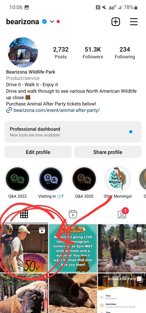 We are running a giveaway for FIVE carload passes on our INSTAGRAM page. Head there to enter! Look for the post circled in this screenshot.