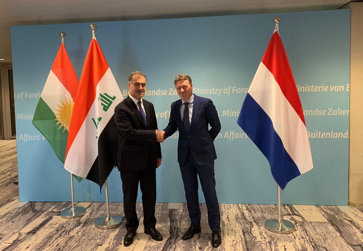 SafeenDizayee's tweet photo. In two separate meetings with Marcel de Vink, Vice Minister for #Political Affairs and Joost FLAMAND, Director for #Security Policy at @DutchMFA, we discussed current political and security situation, Erbil-Baghdad relations, KRG reform agenda and enhancing bilateral cooperation. https://t.co/1trm5VchyB