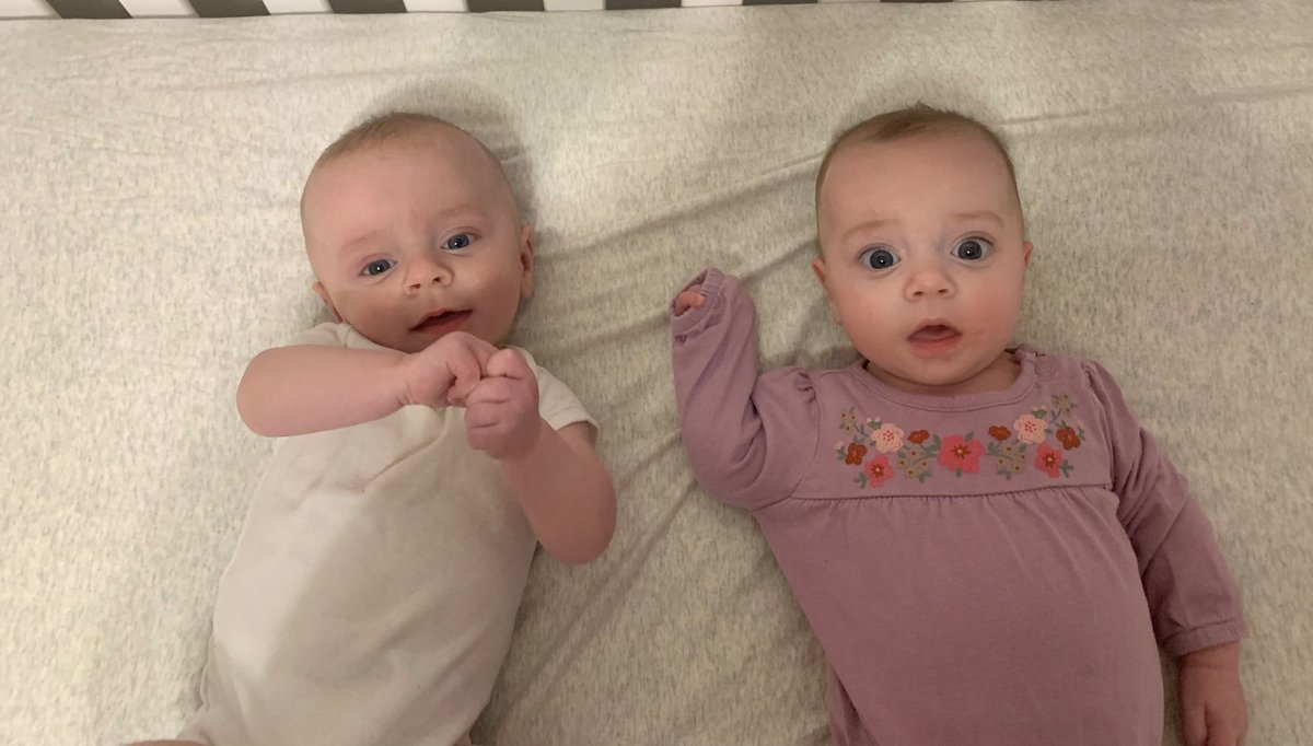 SashaM636's tweet photo. I just realized that I haven’t posted on here in a VERY long time lol. A little update, I had the twins in January. They are now about to turn five months old! Say hello to Asher and Ember ❤️ https://t.co/B0fx68BWEJ