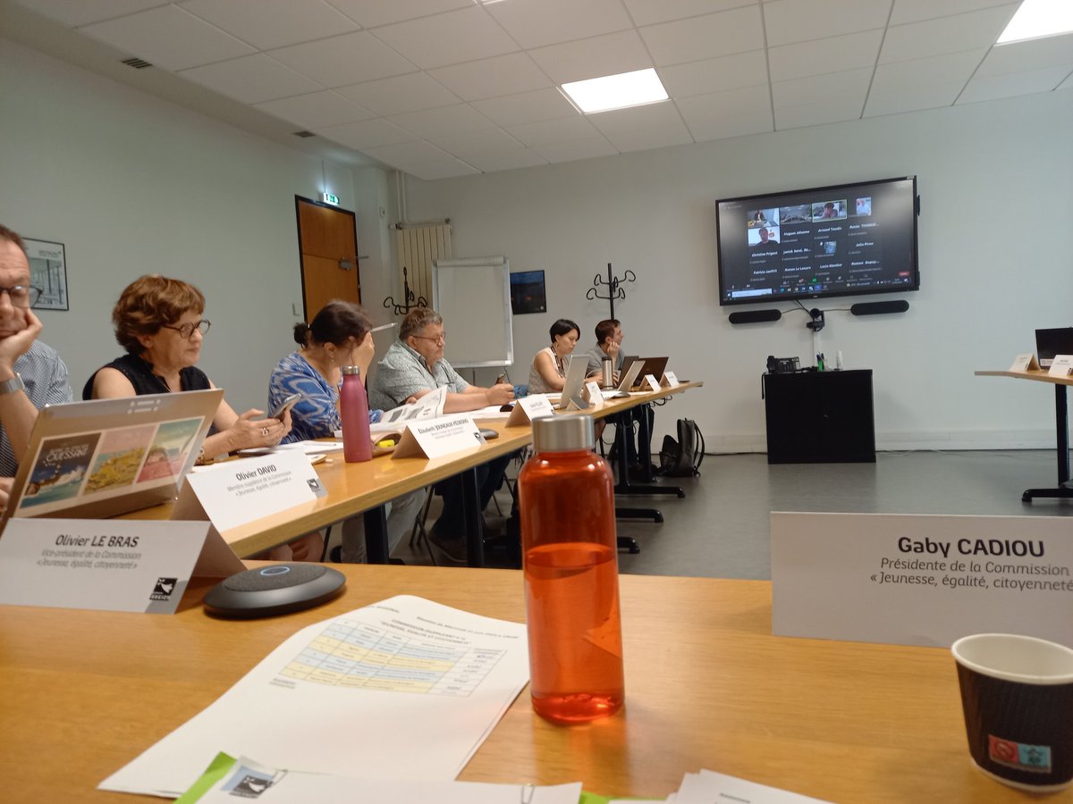 GabyCadiou's tweet photo. Après une belle commission  #jeunesse #égalitédesdroits et #citoyenneté où on a parlé #développementdurable #languesdebretagne #mobilités #lycées #mondeassociatif #engagement ... et de notre bien commun  l' #eau , je retourne en @TGVINOUI vers ma "fraîcheur" costarmoricaine! https://t.co/3ECsTGV5ck