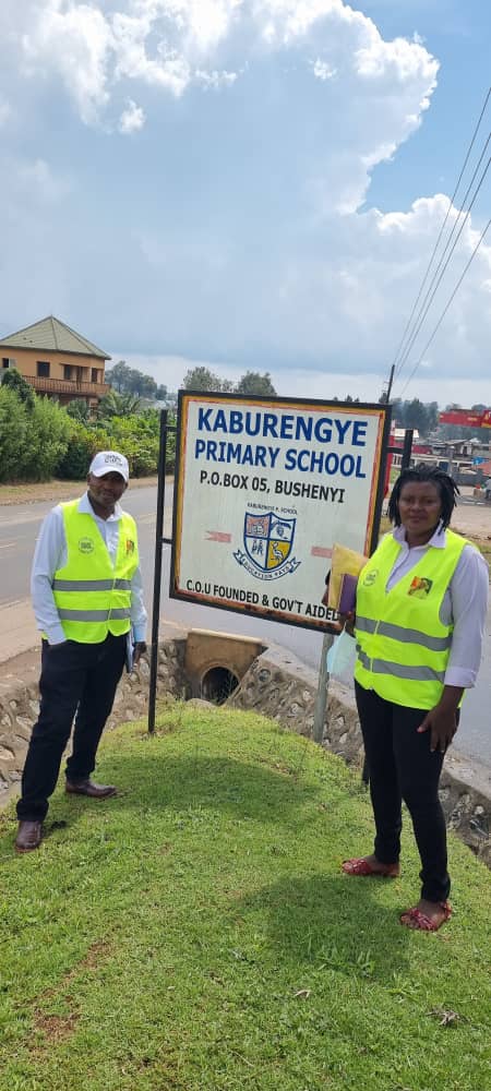 Njjerumedia's tweet photo. The ONC Greater bushenyi sub-regional coordinator Benson Mugisha &amp; the team, visited two schools namely Rukindo primary school &amp; Kaburengye primary school and captured several challenges faced &amp; as well to monitor the hygiene &amp; services rendered for students. 
#TovaKuMain https://t.co/QOaKVD6u09