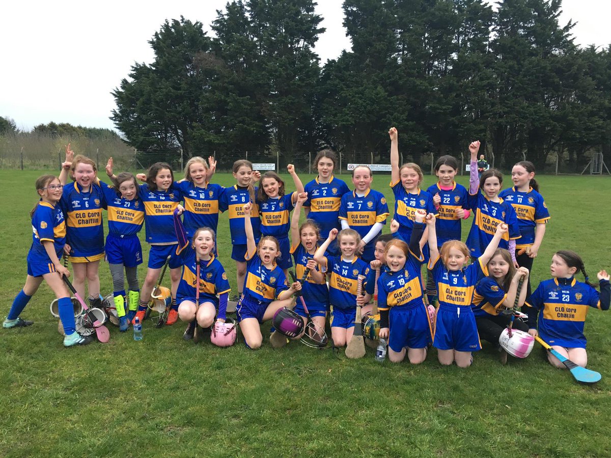 nofcamogie's tweet photo. Excitement well and truly building for our Féile girls. Here they are when the started out..how they have grown and turned into great players. Get the flags out for them... féile and Mayo awaits them this Saturday. 💙💛 @NOFGAA https://t.co/9f5E9yfyBV