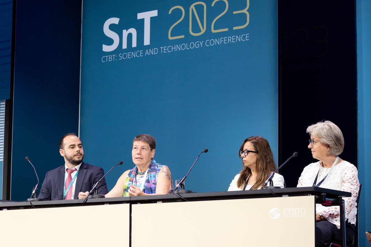 Sanam_Shantyaei's tweet photo. I had the privilege of moderating an exceptional panel at #SnT2023 that holds a special place in my heart. The discussion went beyond the inclusion of women and young people at the table and delved into the important topic of #accessibilitymatters. https://t.co/O7nPLM5Jo9