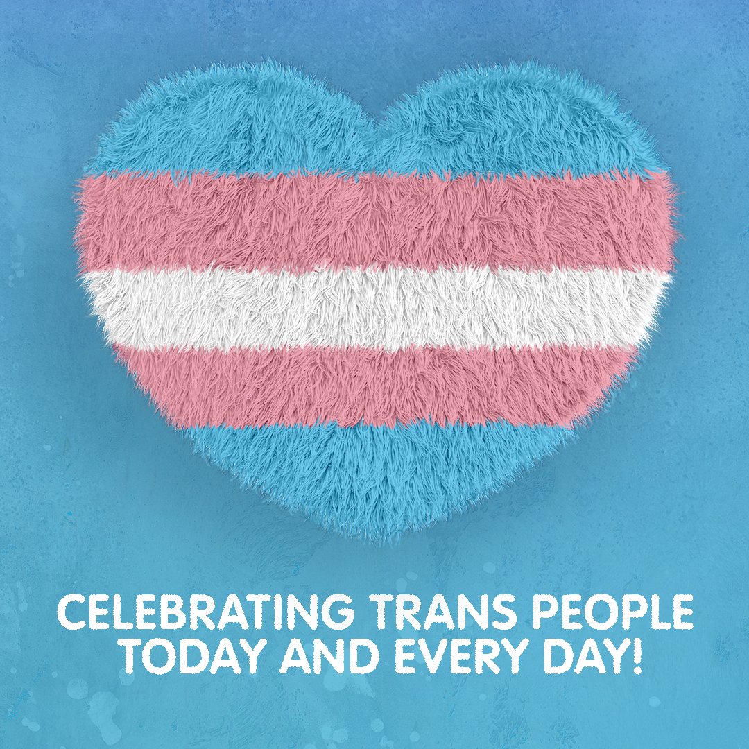 Celebrating trans people today and every day! #PrideMonth 🌈❤️