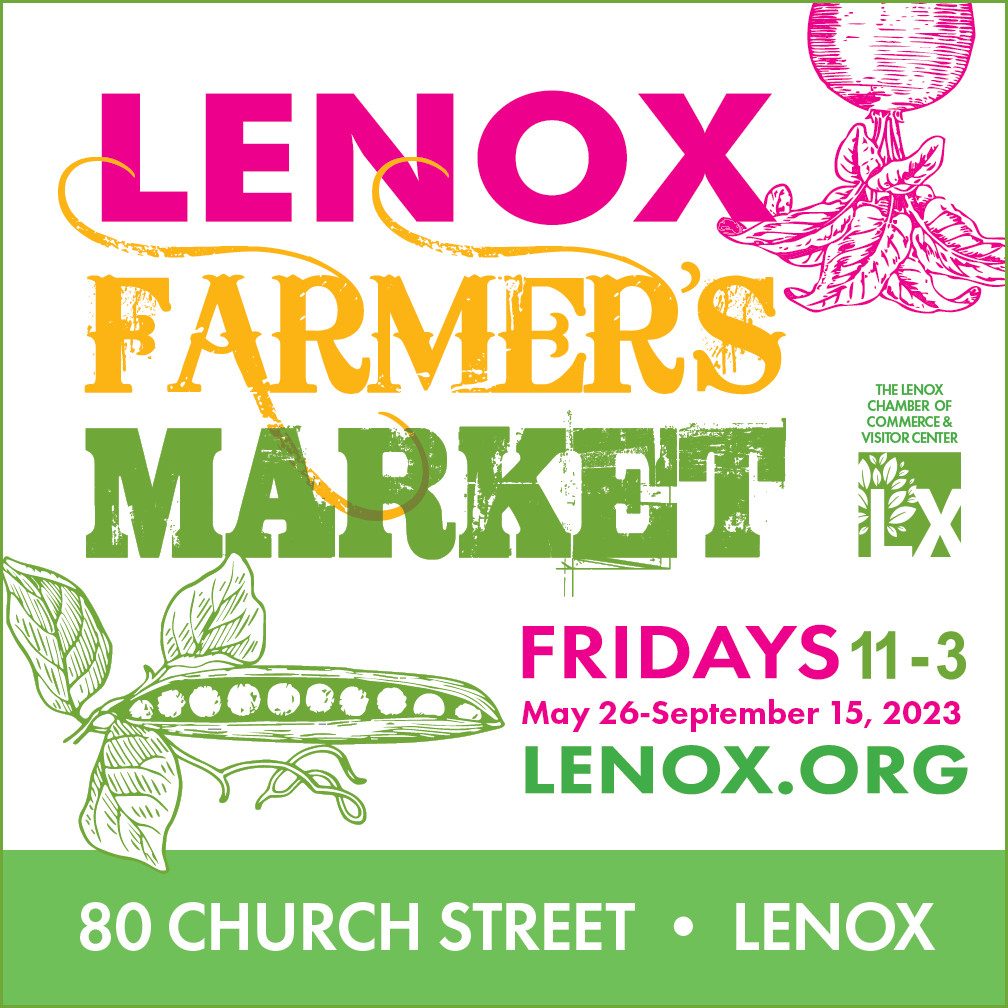 LenoxChamber's tweet photo. FRIDAY! Lenox Farmer's Market, 11-3 at 80 Church St.

Our Season is sponsored by The Pass. Our musician Mike Pagnani is sponsored by Paula McLean Realtors.

@visitlenox  @thepass.co  @pmcleanrltr  @mikepagnani  
@berkshirebusk  @LenoxChamber @highlawnfarm  @lachalupaylaenchilada https://t.co/2x2ixfANMF