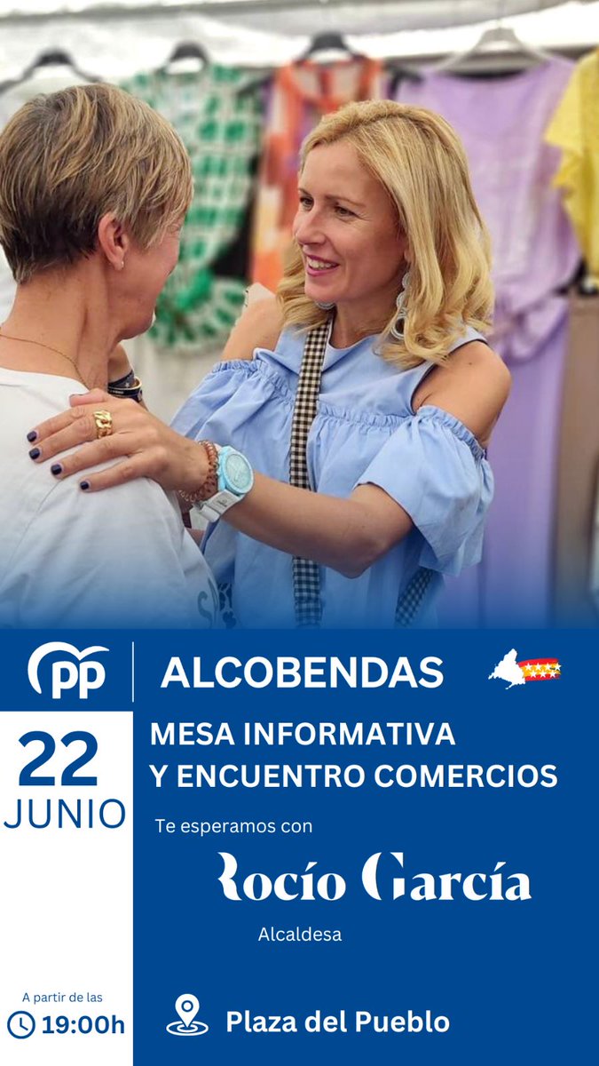 📌 Buenas tardes!!!
Mañana  *jueves 22* tenemos mesa informativa.

📍Plaza del Pueblo (antiguo Ayto)

⏰ 19:00 h

Os esperamos a todos!!!