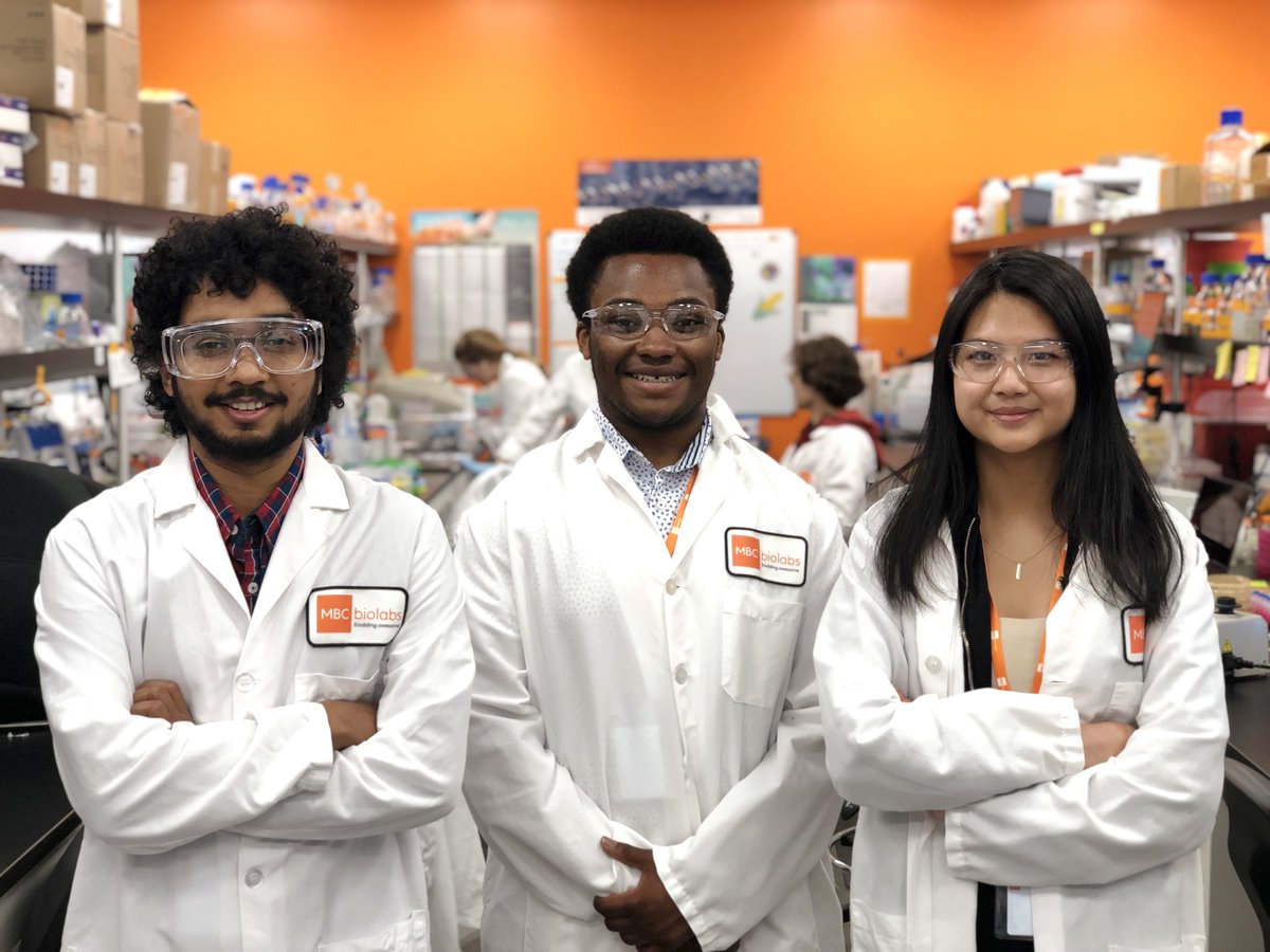 Today <a href="/SwitchBioworks/">Switch Bioworks</a> welcomes its first intern cohort. We're excited to work with &amp; learn from Biki Kundu (<a href="/RiceU/">Fletcher Walters</a>), Anthony Wright (<a href="/UCLA/">UCLA</a> ), &amp; Lia Zhu (<a href="/UCBerkeley/">UC Berkeley</a>). Thank you <a href="/EmCollective/">Emerson Collective</a> &amp; <a href="/collegetrack/">College Track</a> for supporting part of our cohort through their FirstGen Intern Program!