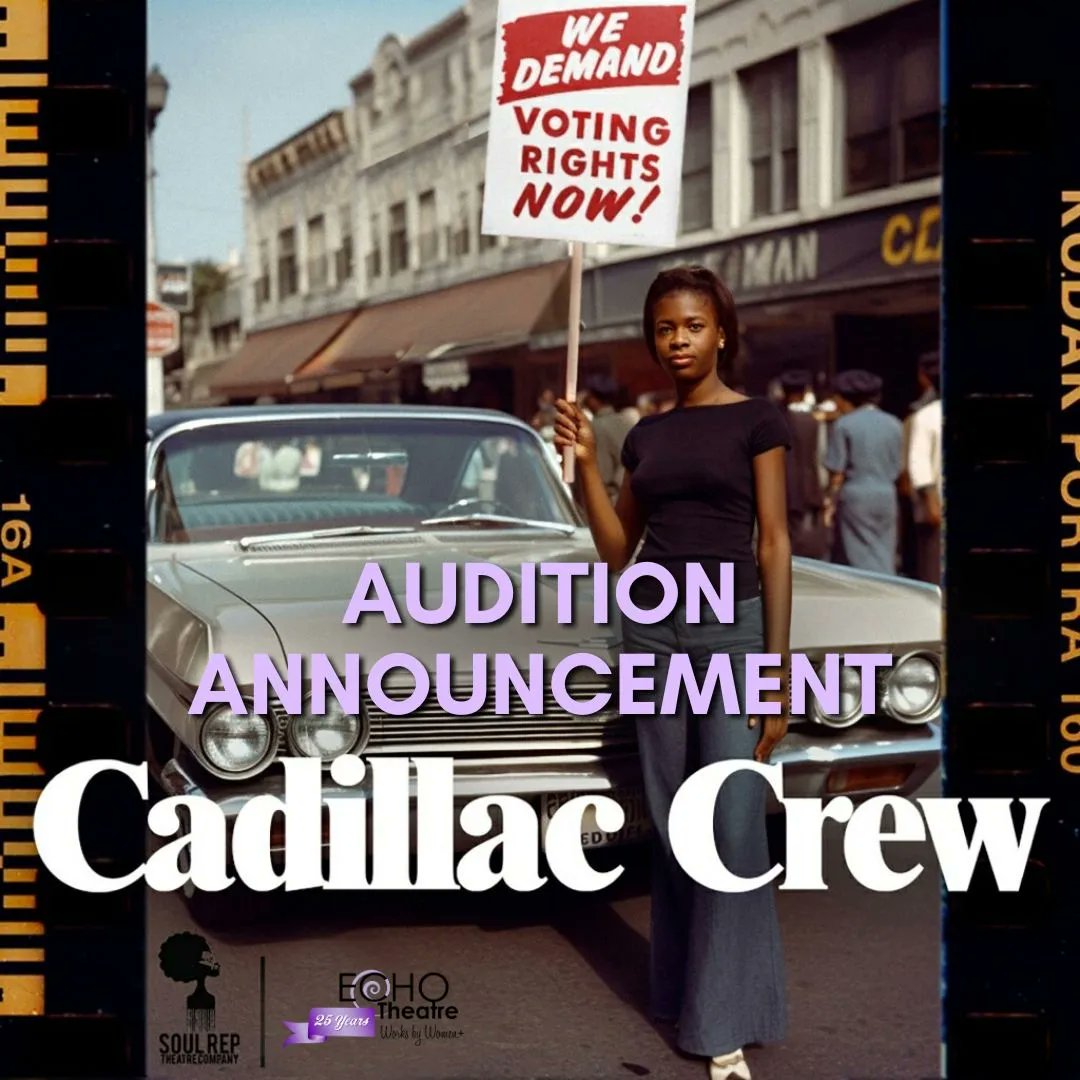 EchoDallas's tweet photo. Announcing auditions for Cadillac Crew by Tori Sampson, directed by Anyika McMillan-Herod! (A co-production with Echo Theatre and Soul Rep Theatre Company!)

Click the link to sign up: https://t.co/1OKdGNVOLt https://t.co/mI7MibrdhO