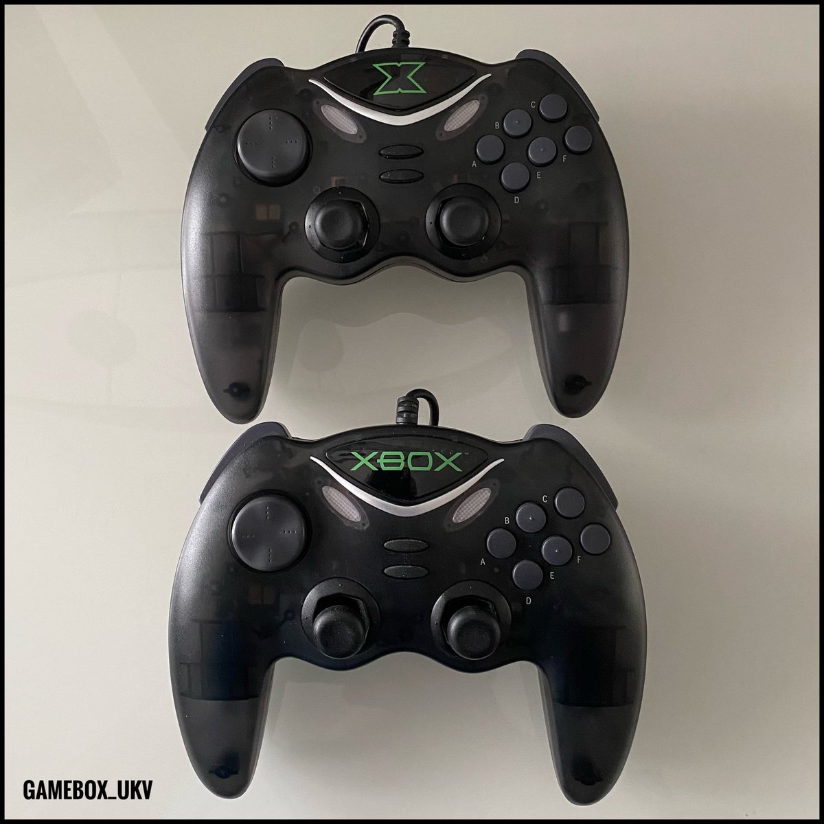GameboxUkv's tweet photo. The very first Xbox #controllers.
Hollow (X) Logo -Alpha I Dev Kit
Xbox Text Branded - Alpha II Dev Kit
#retrogaming #xbox20 #dev #Xbox #xboxplaymore #gamedev #controller
#originalxbox #xboxcontroller #devkit https://t.co/oU7J3Tx9YW