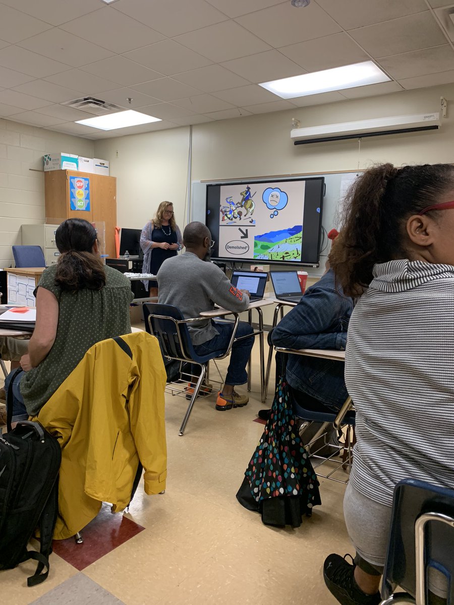 BensonNTech's tweet photo. Another #tech session today! I learned how to assign @AnnieAndMoby videos and projects that allow my students to #CreateVideos about educational content! https://t.co/rMODJknje1