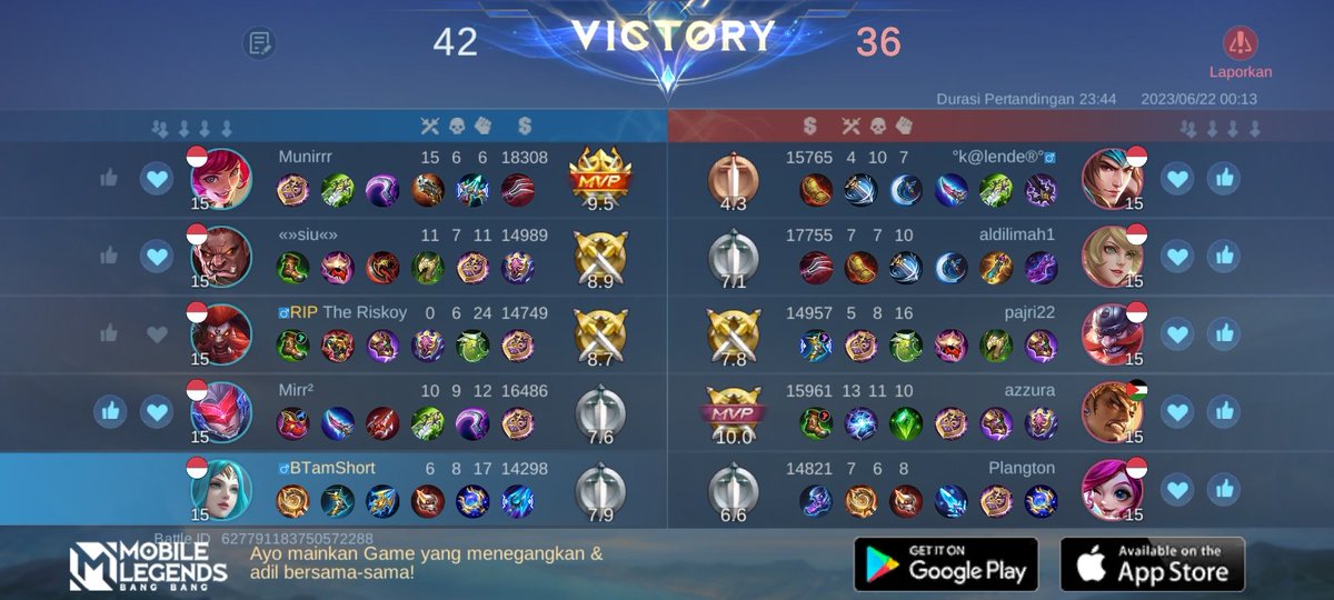 Ayo bergabung dengan tim saya, tantang semua Player MOBA terbaik bersama! 
r8qs.adj.st/appinvites?adj…