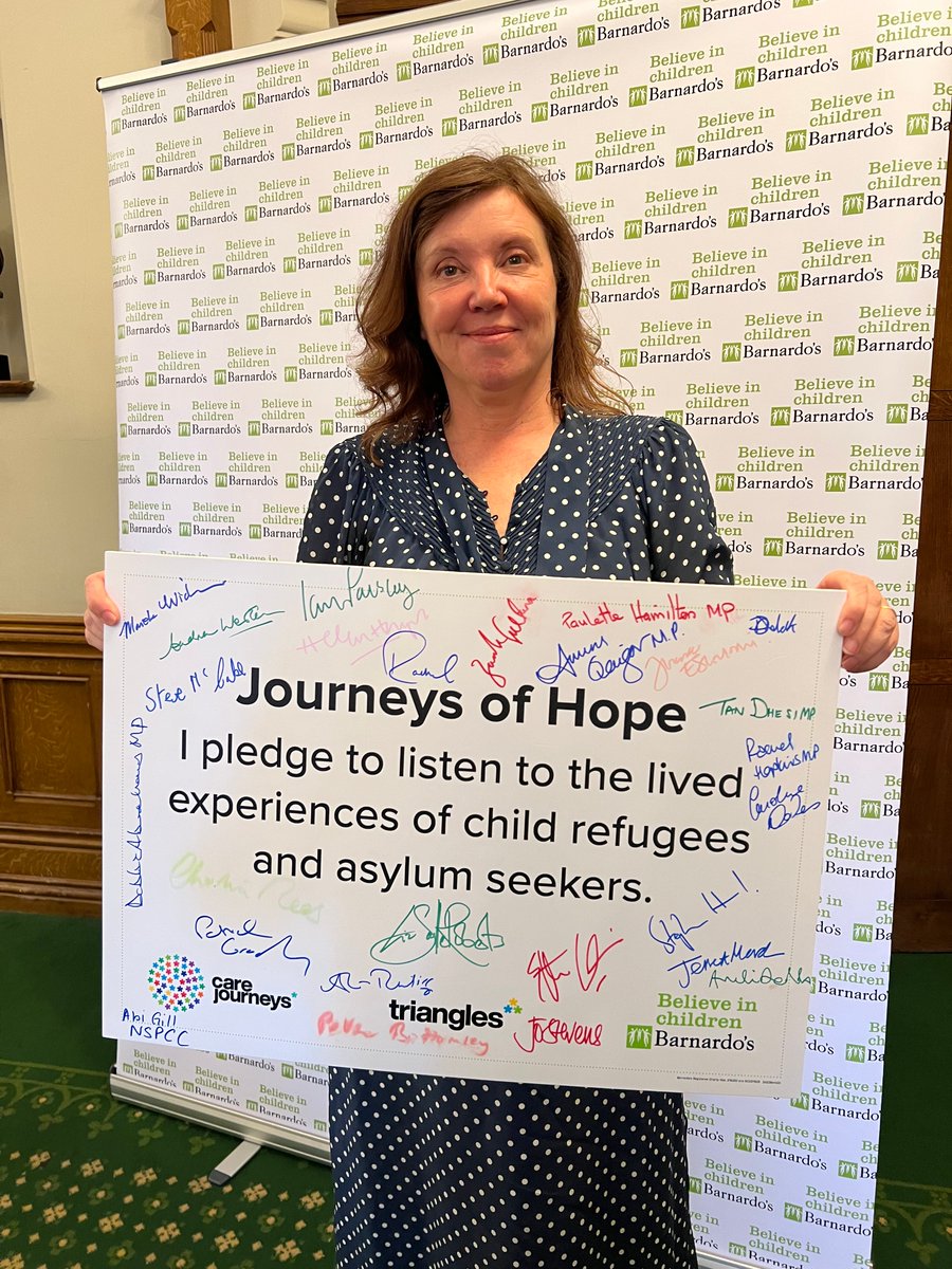 @lynnanneperry @carolinenokes @UKParliament We'd like to extend our thanks to @Carolinenokes MP, @Sundersays, Children's Commissioner for England, @Rachel_deSouza, and to all MPs who signed our pledge to listen to the lived experiences of child refugees and asylum seekers.

#WarmWelcome #RefugeeWeek #CompassionIntoAction