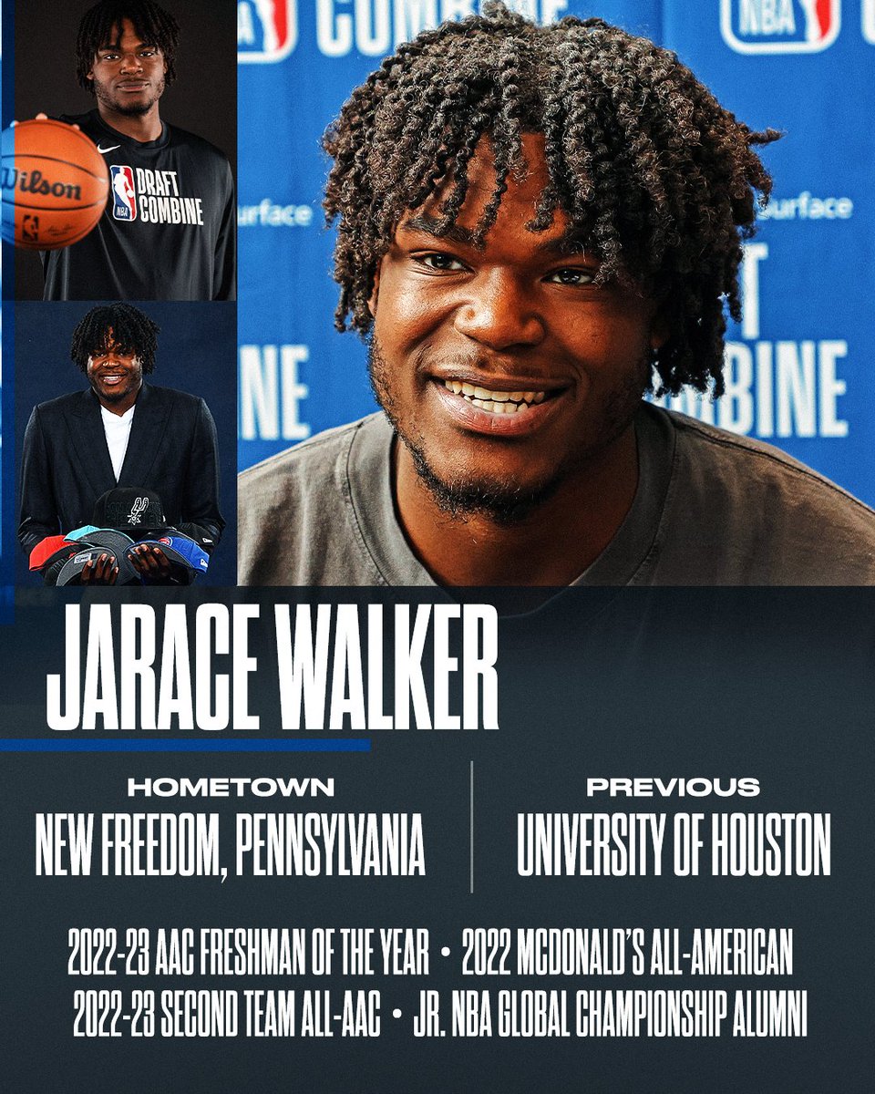 Get to know Jarace Walker ahead of tomorrow's #NBADraft presented by State Farm!

⏰ 8 PM ET on ABC/ESPN

Learn more about Jarace in the NBA App: app.link.nba.com/J-Walker