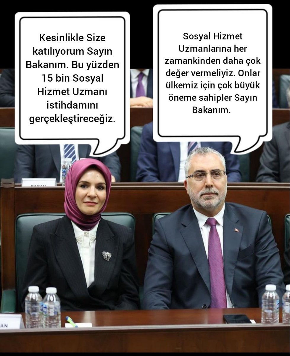 Bakanların arasında geçen konuşma. 
@Mahi_Nur @drvedatisikhan

#aileye15bin