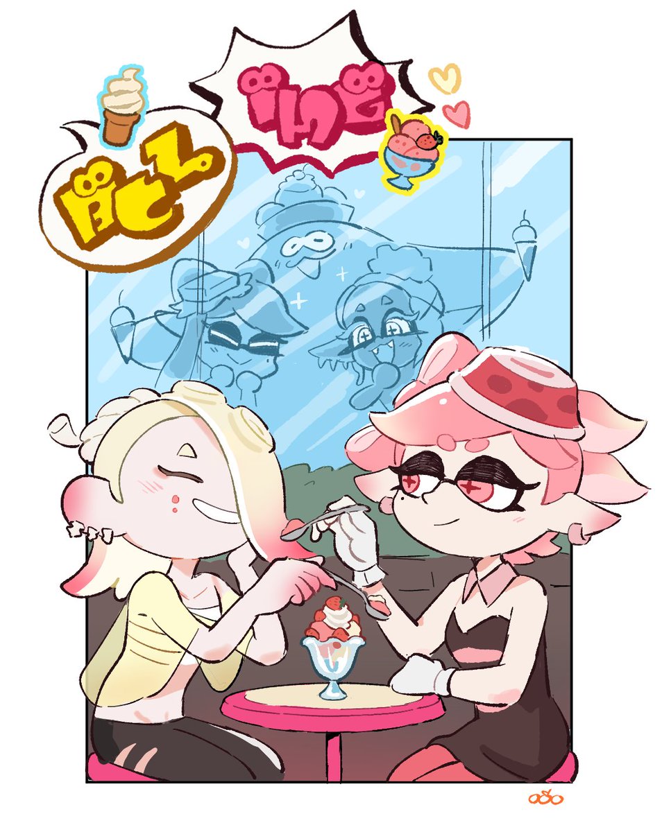 Strawberry Sundae 🍨🍦🍓
#Splatoon #Splatfest #mariver