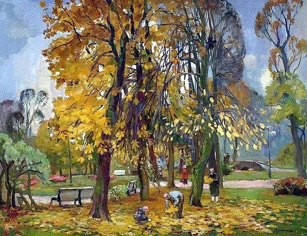 SVETLANA KROPACHEVA
Pintora Rusa
Nació en 1976
"Recolectores de Castañas"
.