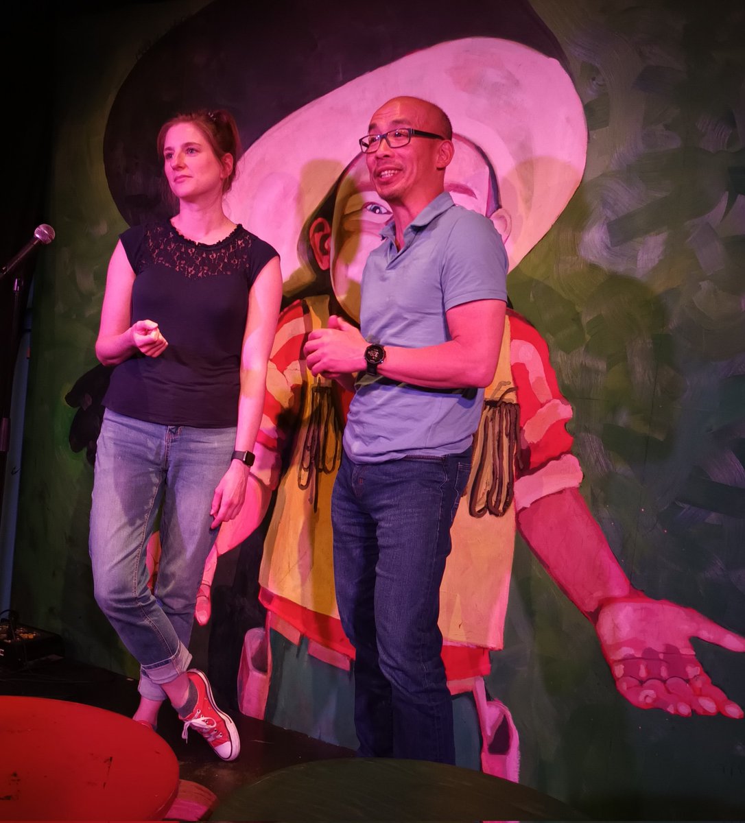 Stage crafting today at <a href="/StandComedyClub/">The Stand</a> 

'So! Tell me about your bowels!'. 
Come &amp; see us. 2 dates only! 👇 thestand.co.uk/performance/15…

#Guts #ibd #edfringe #Edinburgh @CODIfringe <a href="/EdinUniMedicine/">Edinburgh Medical School</a> <a href="/CrohnsColitisR/">Crohn's & Colitis Research</a> #crohns #wellbeing #scicomm @EdinUni_MeetCIR <a href="/EdinUni_IRR/">Institute for Regeneration and Repair</a>