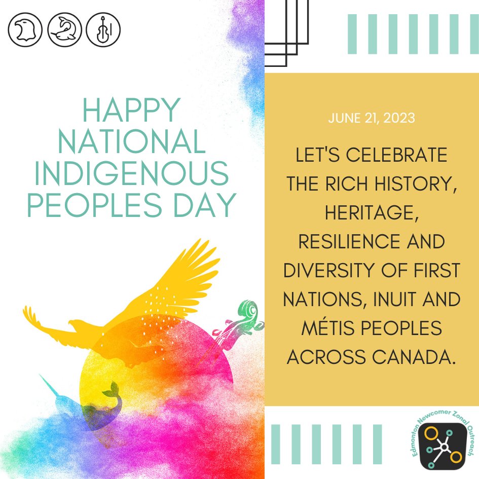 Happy National Indigenous Peoples Day from the ENZO team! 🦅🐋🎻
ENZO is committed to expanding our knowledge of the lived experiences of Indigenous Peoples across Turtle Island.
#Edmonton #Indigenous #Treaty6 #newcomers #immigrant #new2yeg #enzoedmonton #new2yegconnect