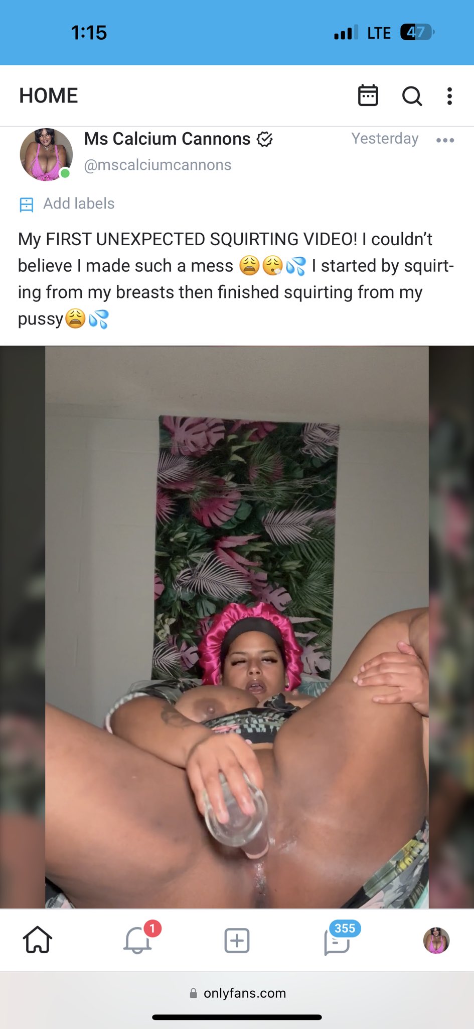 Miss Calcium Cannons 💣🍼 в X: „My onlyfans is NO PPV! I post full videos  frequently! I do have VIP content you can unlock but thats for my most  connected fans 🥰