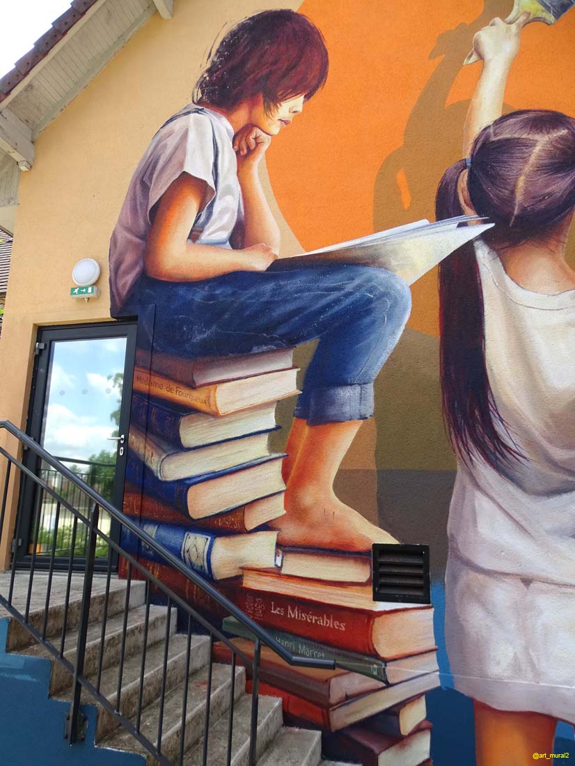 Art_mural's tweet photo. #SaintGermainenLaye #Yvelines Peinture extra fraîche de #Graffmatt @graffmatt , Les pratiques culturelles et artistiques favorisent l’ouverture au monde.

En savoir + en suivant ce lien : https://t.co/zzmLX66EAl https://t.co/YpSMvBzZMY