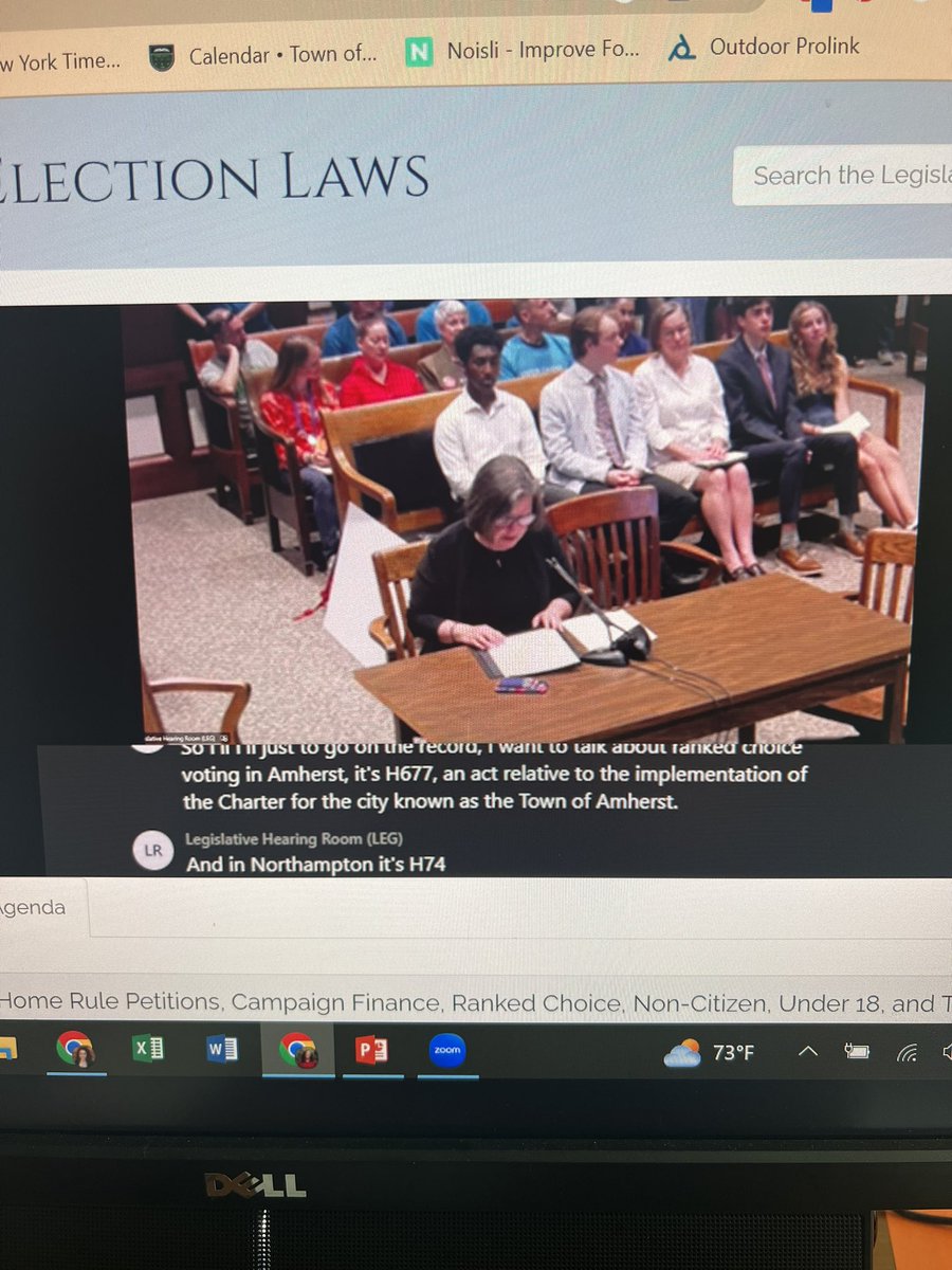 ADevlinGauthier's tweet photo. Thank you for consistently and strongly advocating for #AmherstMA to realize our ranked choice voting charge in our charter and bring about non-citizen voting in local elections today, @Jo_Comerford and @MindyForMA ! @TownOfAmherst https://t.co/AAvmgFk2y2