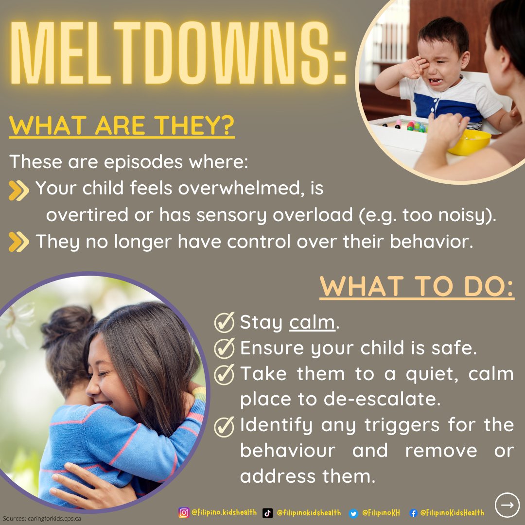 What are Meltdowns?

#toddler #children #medical #evidencebased #healthy #parenting #healthinfo #kids #filipinokidshealth #momlife #parenthood #dadlife #pinoykids #OurKidsHealth #tantrums #toddlerlife #gentleparenting #meltdown #terribletwos