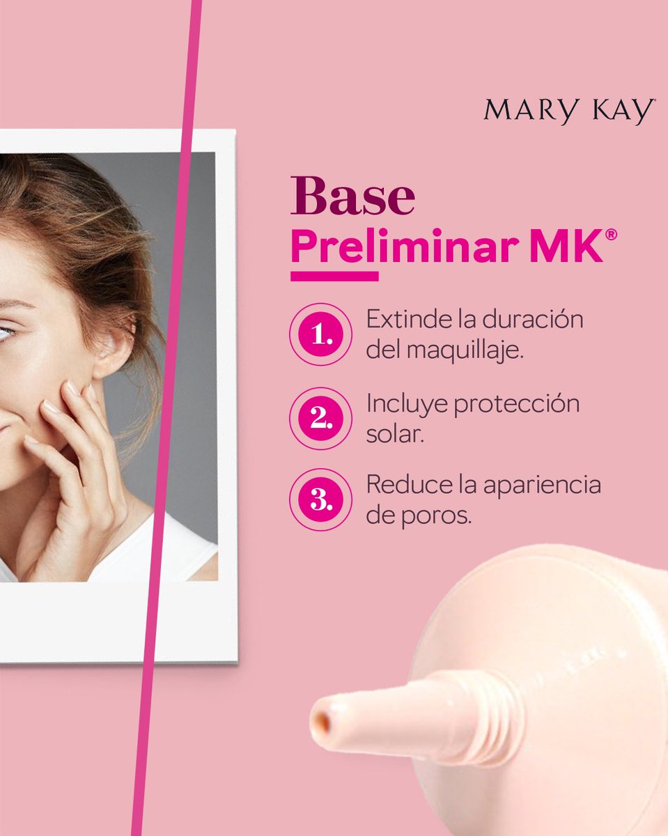 MaryKayElSalv's tweet photo. Aplicalo antes de tu base, polvos y el resto de tu maquillaje logrando un aspecto radiante y duradero.

¡Descubre el poder de una piel preparada para brillar! 💫 https://t.co/PzKkxVqeXL