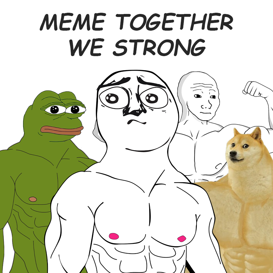 ripdipcoin's tweet photo. we believe that together, we are strong! ๐ช๐
#Memes #Pepe #Dogecoin #ripdip https://t.co/biKJgspnef